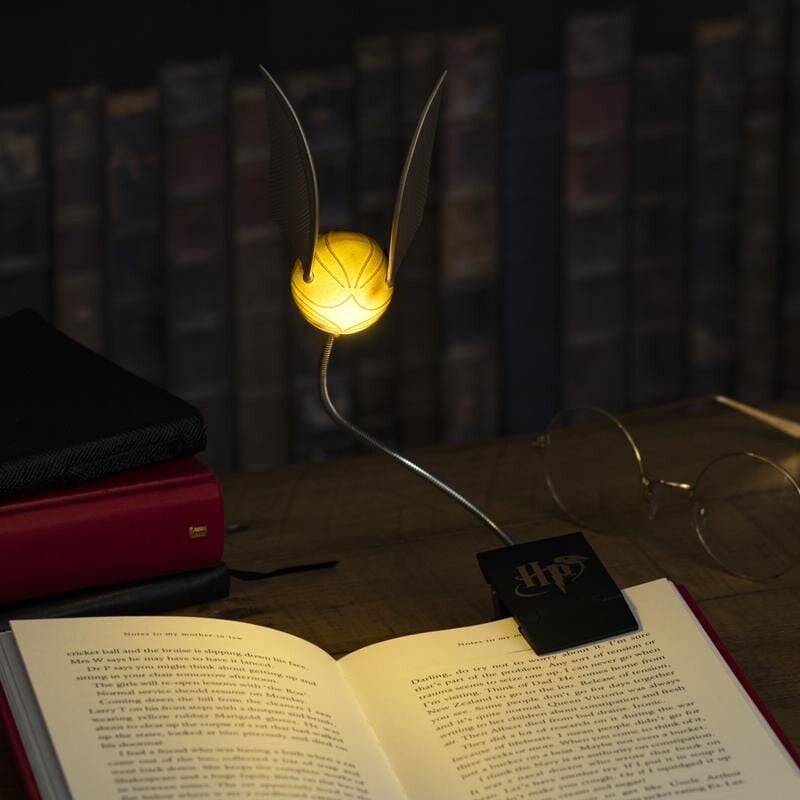 Harry Potter - Golden Snitch Lampe Med Klip - Paladone