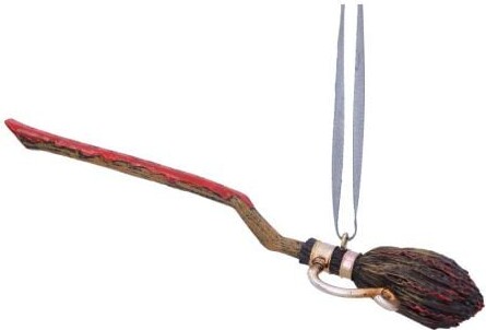 Harry Potter Julepynt - Firebolt Kost - 7,5 Cm - Nemesis Now
