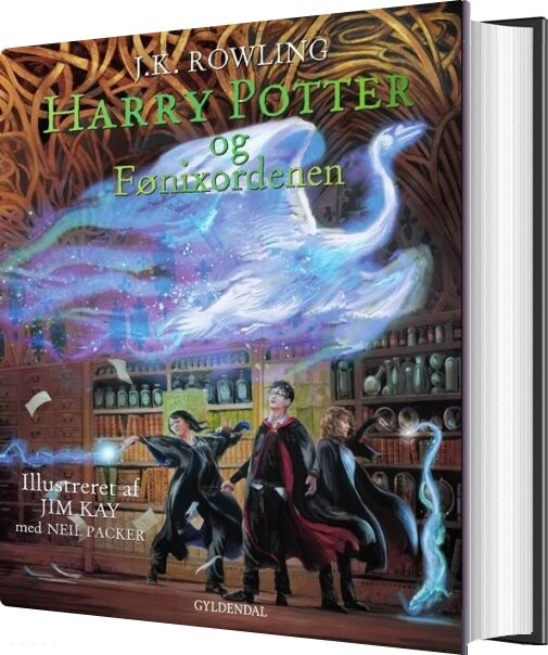 Harry Potter 5 - Og Fønixordenen - Illustreret Udgave - J. K. Rowling - Bog - Gyldendal