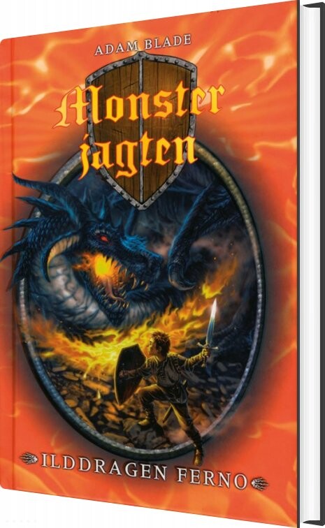 Monsterjagten 1 - Ilddragen Ferno - Adam Blade - Bog - Gads Børnebøger
