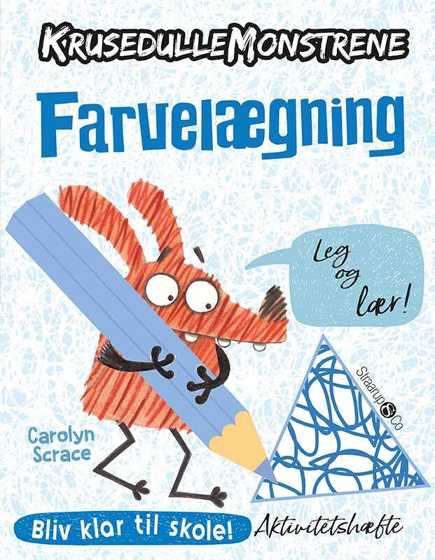 Farvelægning - Leg Og Lær - Krusedullemonstrene - Carolyn Scrace - Bog - Straarup & Co
