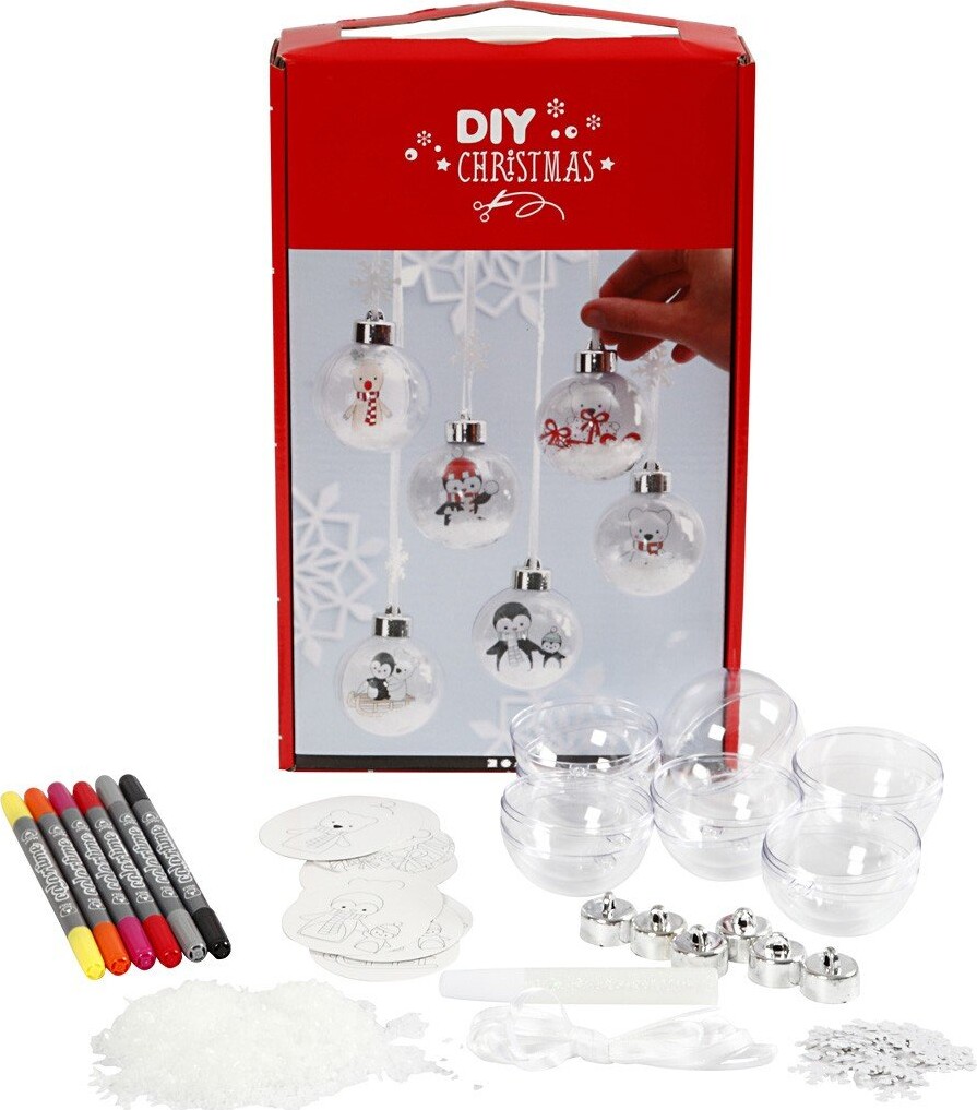 Julekugler Med Indvendig Pynt - Diy Christmas - Creativ Company