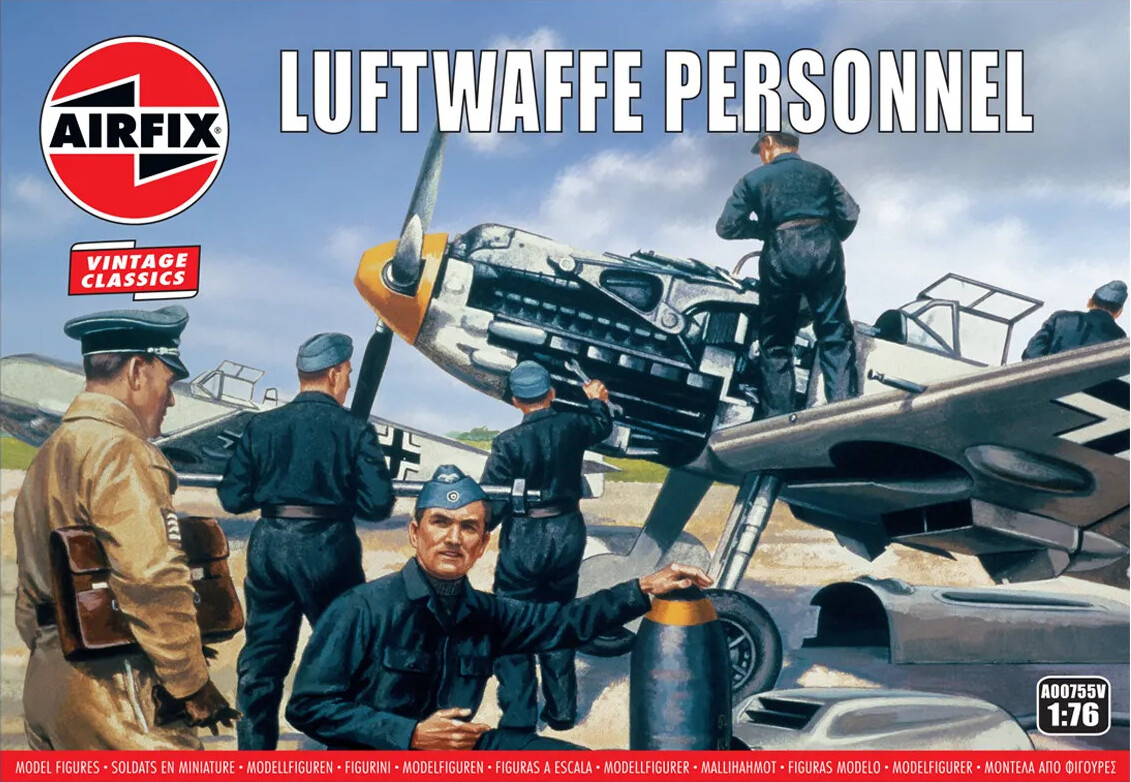 Airfix - Luftwaffe Personnel - Vintage Classics - 1:76 - A00755v
