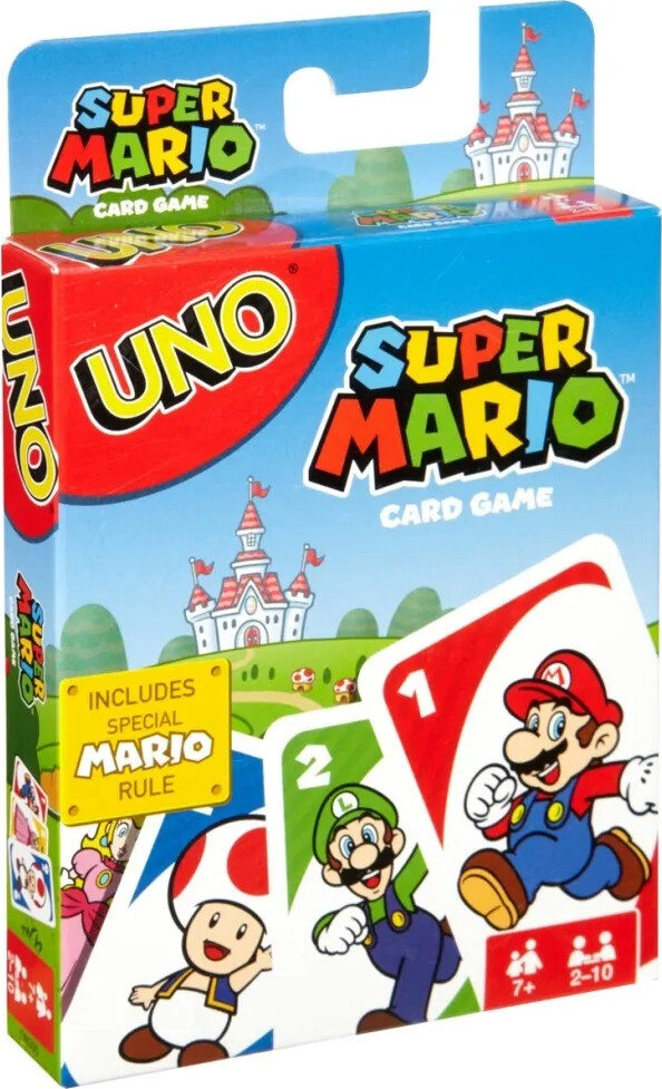 Uno Super Mario Udgave - Mattel Games