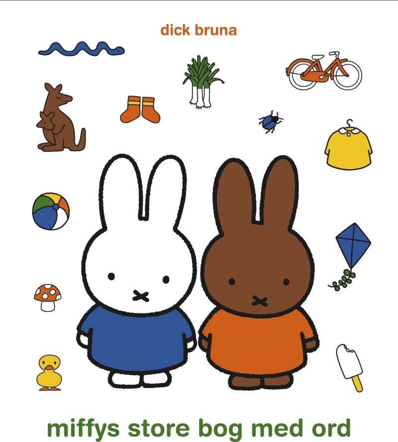 Miffys Store Bog Med Ord - Dick Bruna - Bog - Forlaget Bolden