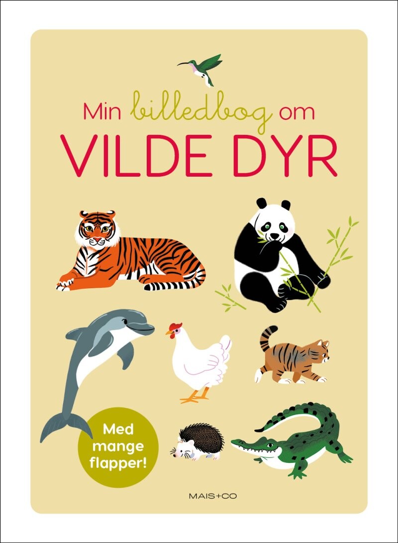 Min Billedbog Om Vilde Dyr - Bog - Mais & Co