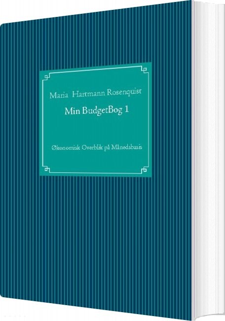 Min Budgetbog 1 - Maria Rosenquist - Bog - Books On Demand