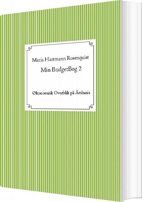 Min Budgetbog 2 - Maria Rosenquist - Bog - Books On Demand