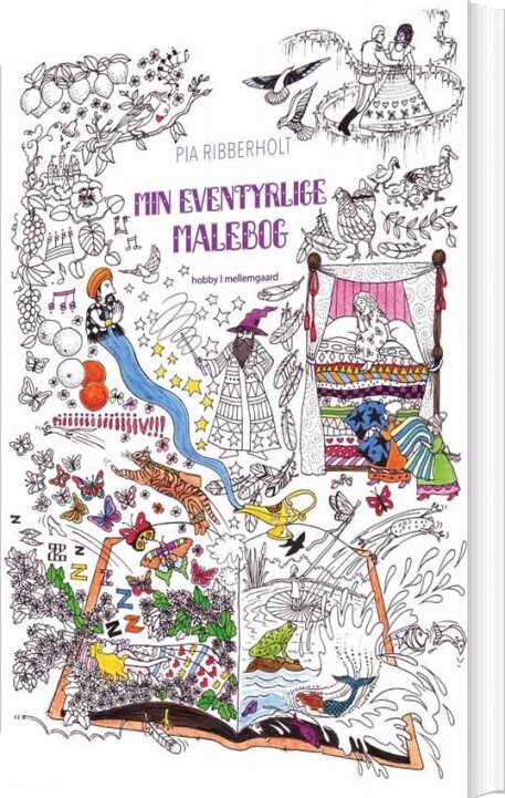 Min Eventyrlige Malebog - H.c. Andersen Eventyrer - Pia Ribberholt - Bog - Mellemgaard