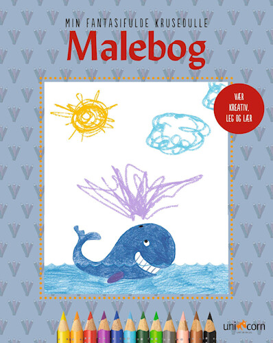 Min Fantasifulde Krusedulle Malebog - Bog - Unicorn