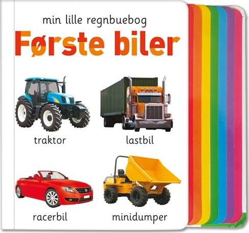 Min Lille Regnbuebog - Første Biler - Bog - Forlaget Alvilda