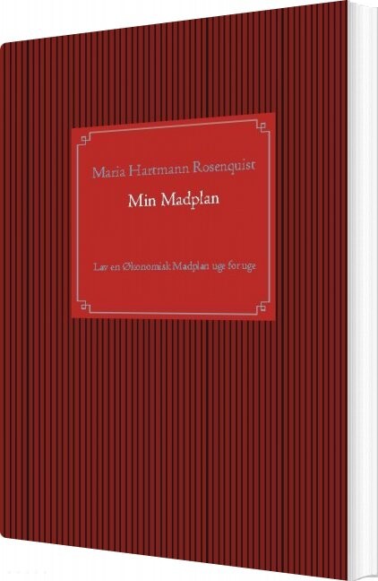 Min Madplan - Maria Rosenquist - Bog - Books On Demand