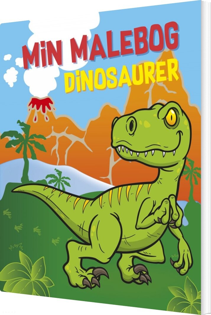 Min Malebog - Dinosaurer - Bog - Forlaget Bolden