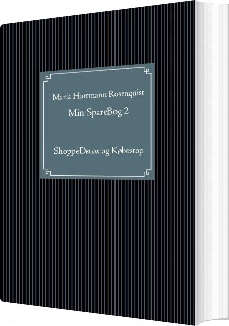 Min Sparebog 2 - Maria Rosenquist - Bog - Books On Demand