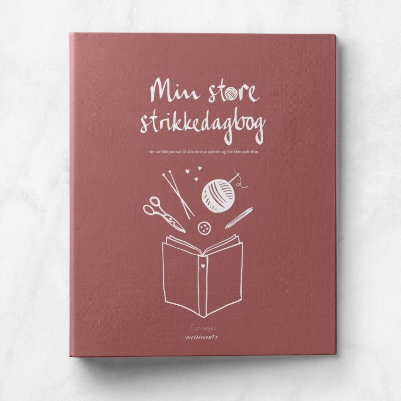 Min Store Strikkedagbog - Julie Dam Andersen - Bog - Withwhite