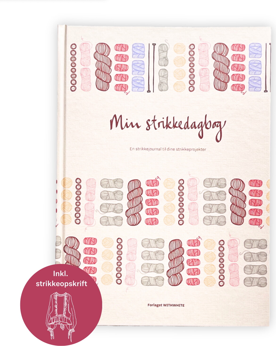 Min Strikkedagbog - Julie Dam Andersen - Bog - Withwhite