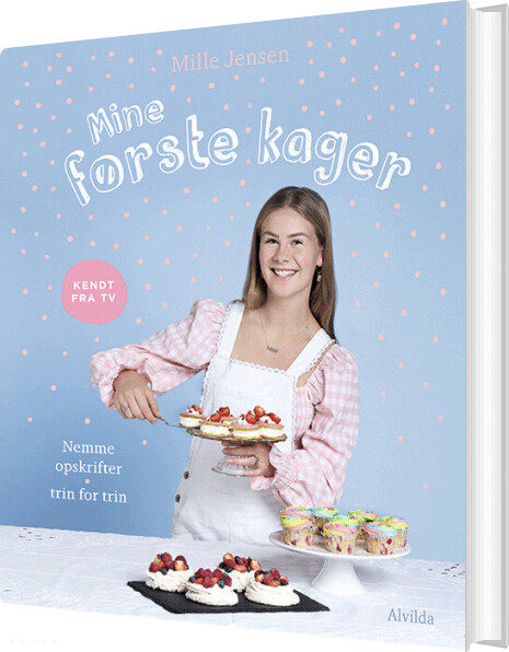 Mine Første Kager  - Mille Jensen - Bog - Forlaget Alvilda