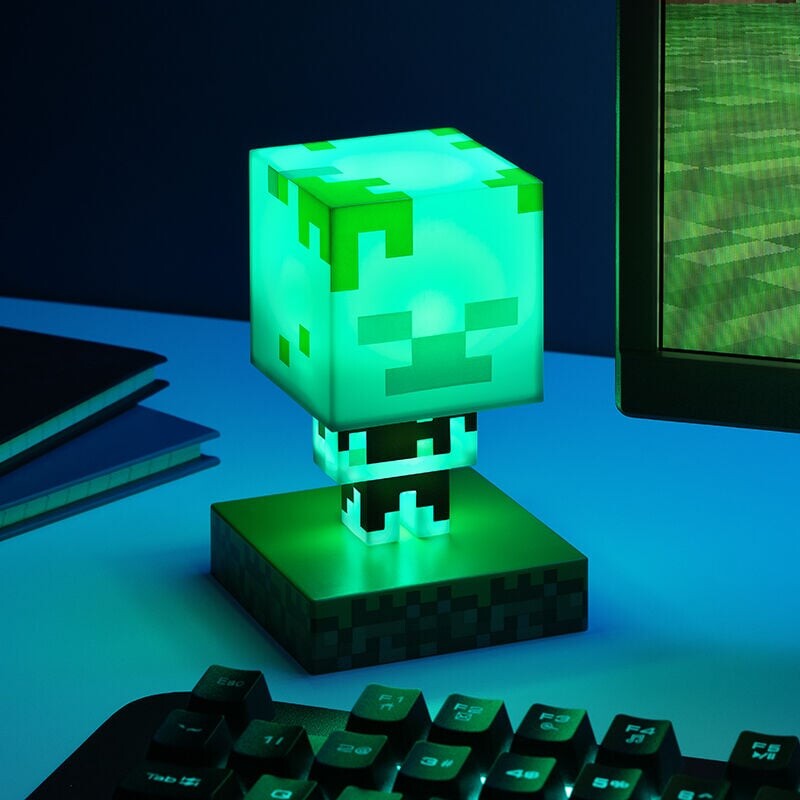 Minecraft 3d Lampe - Zombie - 10 Cm - Paladone