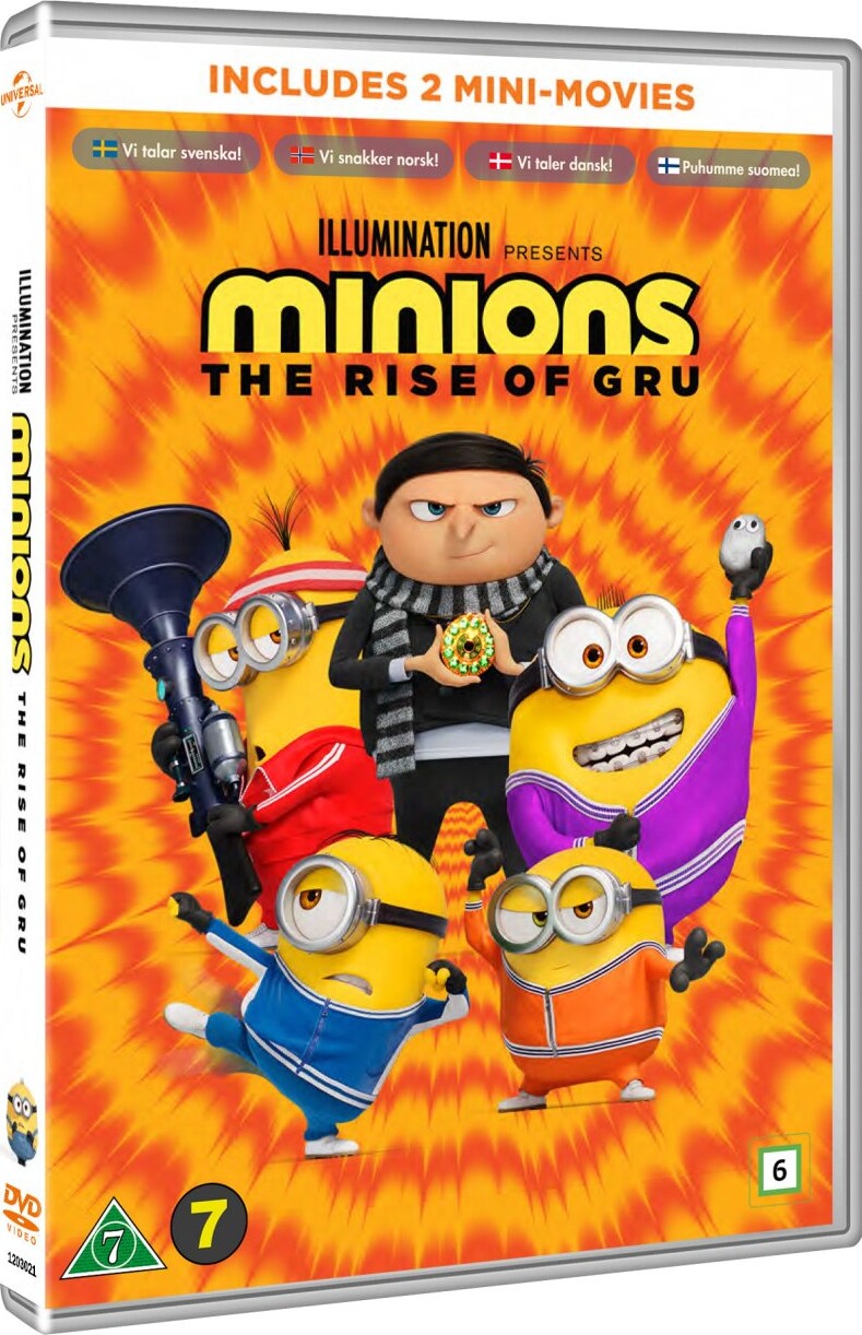 Minions 2 - Historien Om Gru / The Rise Of Gru - DVD - Film