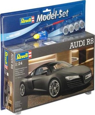 Revell - Audi R8 Model Bil Byggesæt Inkl. Maling - 1:24 - 67057