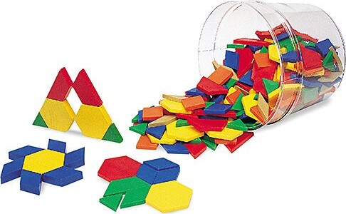 Geometriske Former - Spand Med 260 Stk. - Alinea