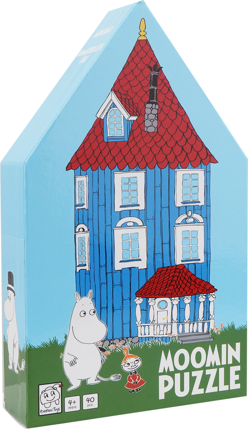 Mumitroldene Puslespil Til Børn - Mumihuset - 40 Brikker - Barbo Toys