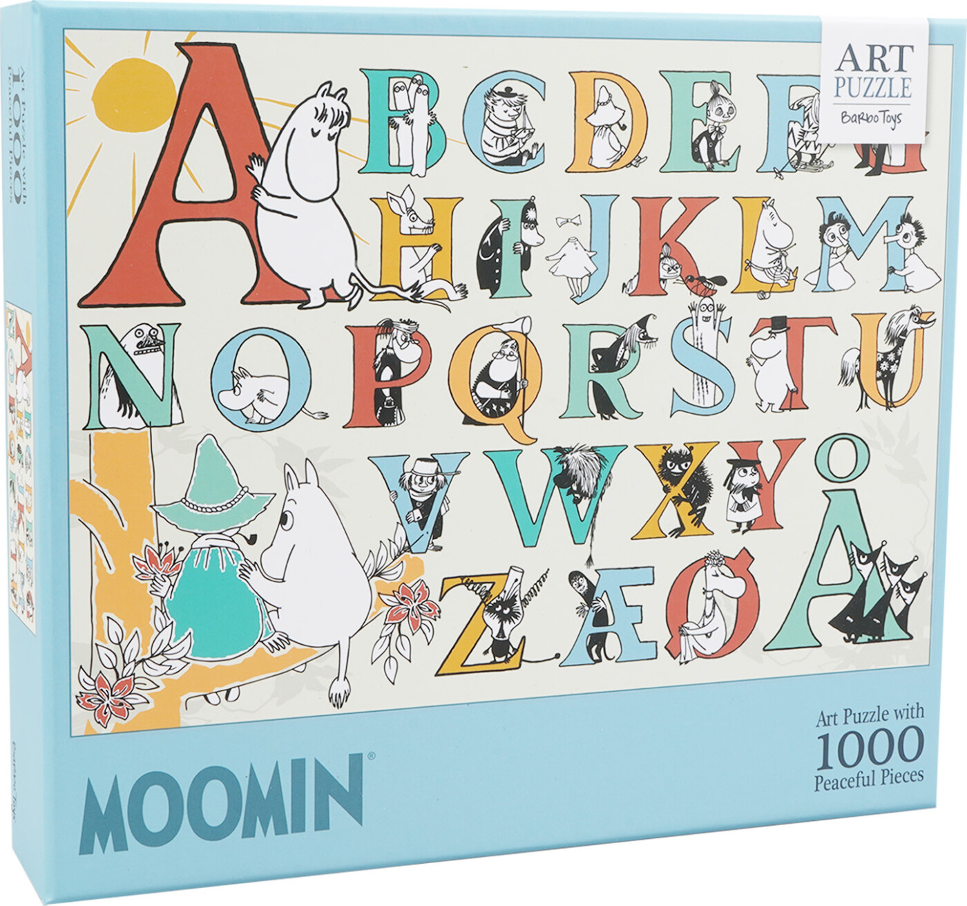 Mumitroldene Puslespil - Abc - 1000 Brikker - Barbo Toys
