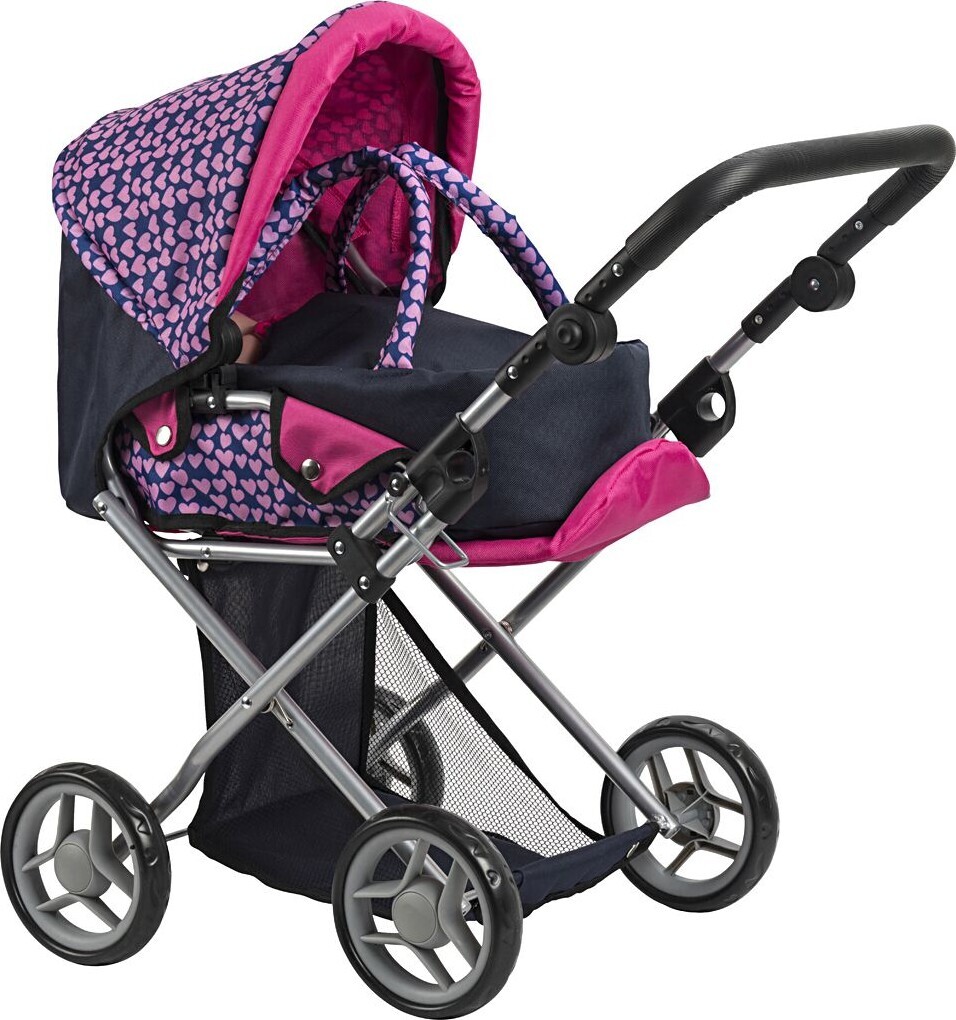 My Baby - 3-i-1 Dukkevogn - Dukke Barnevogn - Lyserød - Vn