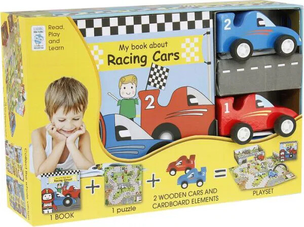 My Little Racing Circuit - Aktivitetsæske - English book - Globe