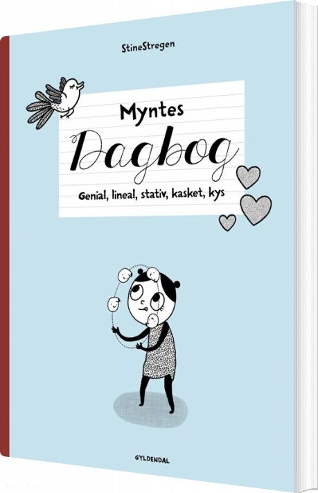 Myntes Dagbog 3 - Genial, Lineal, Stativ, Kasket, Kys - Stine Stregen - Bog - Gyldendal