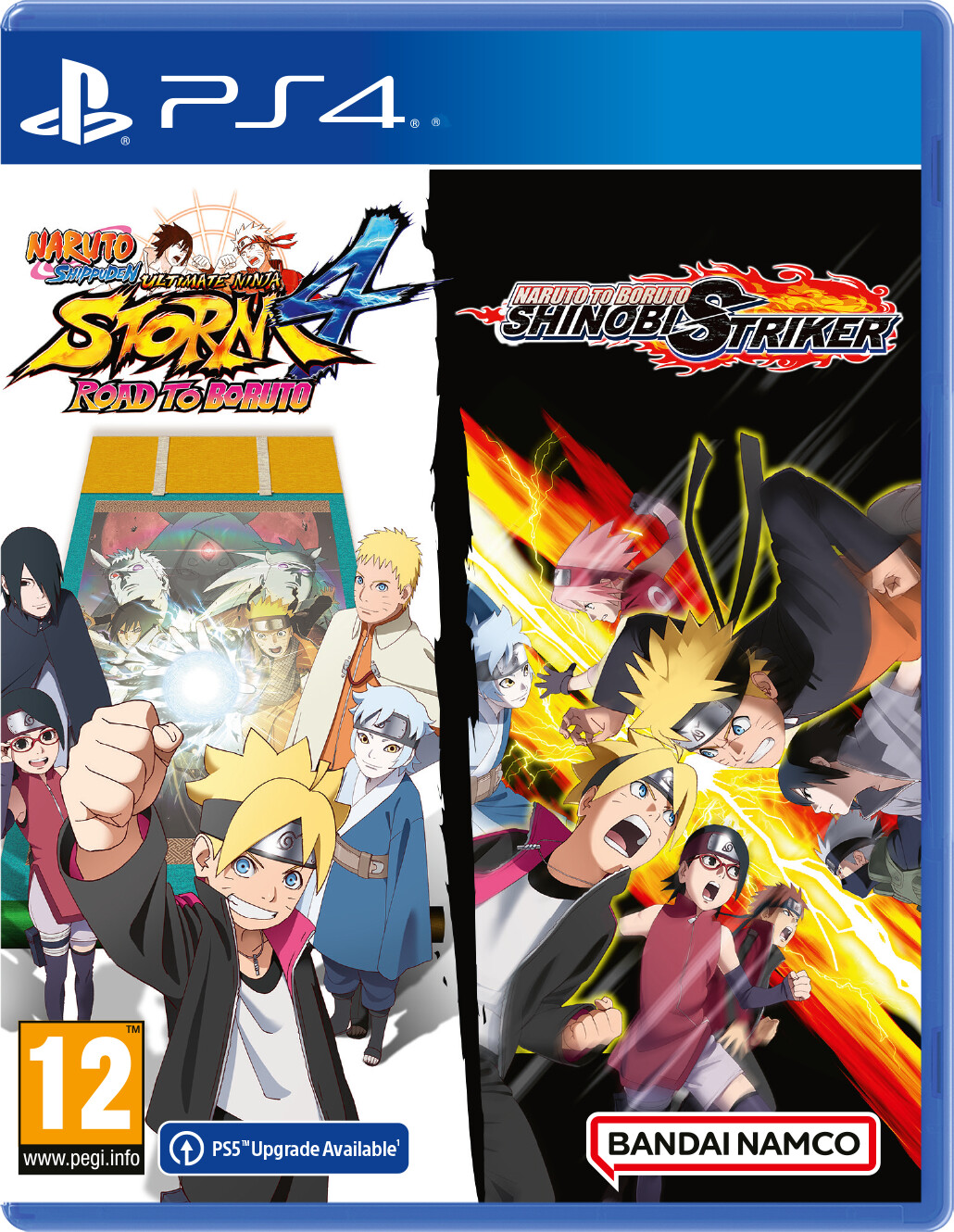 Naruto Shippuden Ultimate Ninja Storm 4, Road To Boruto + Naruto To Boruto Shinobi Striker - PS4
