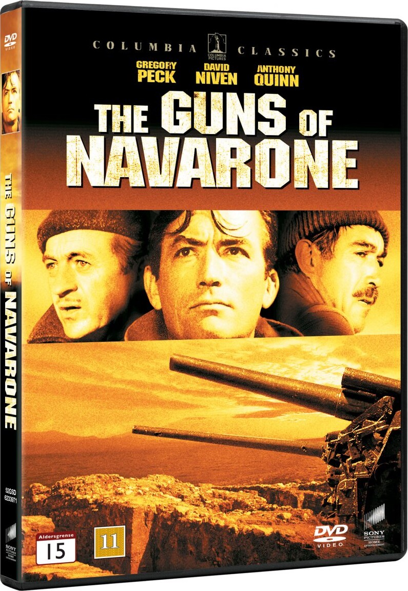 Navarones Kanoner / The Guns Of Navarone - DVD - Film