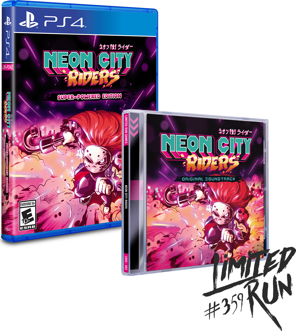 Neon City Riders - Super-powered Edition (limited Run #359) (import) - PS4