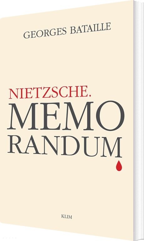 Nietzsche Memorandum - Georges Bataille - Bog - Klim
