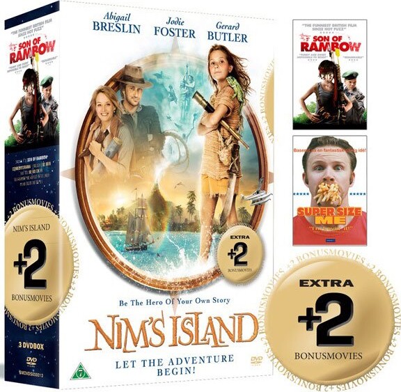 Nims Island // Son Of Rambow // Super Size Me - DVD - Film