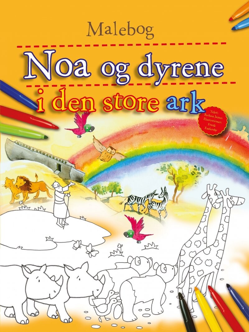 Noa Og Dyrene I Den Store Ark Malebog - Bethan James - Bog - Pastoral-centret