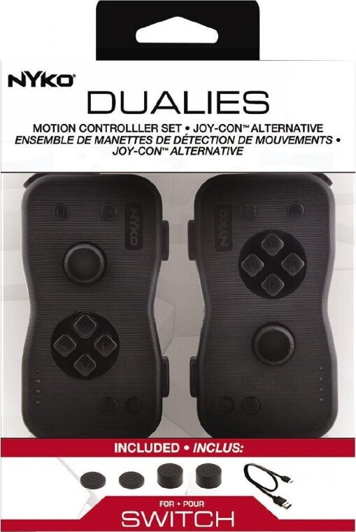 Nyko - Dualies Switch - Alternativt Controller Sæt Til Nintendo Switch - Sort