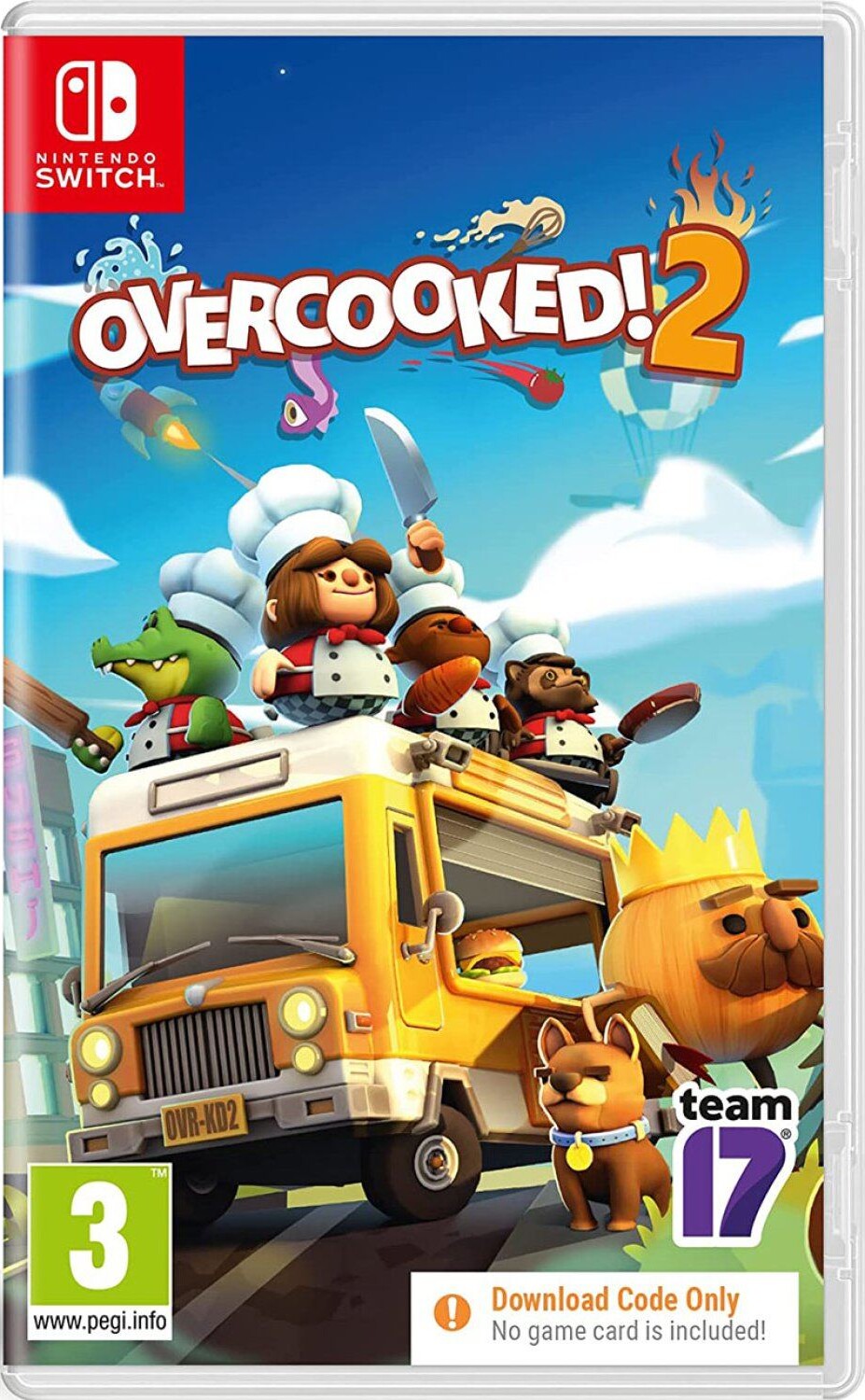 Overcooked! 2 - Kode I Boks - Nintendo Switch