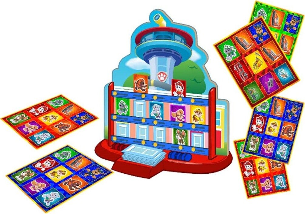 Paw Patrol - 8-i-1 Brætspil Til Børn - Maki