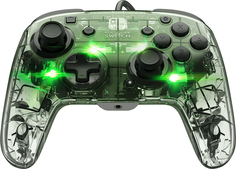 Pdp - Nintendo Switch Controller Med Kabel - Afterglow Deluxe+ - Grøn