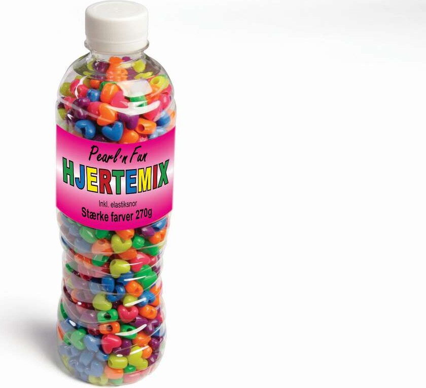 Pearl 'n Fun Perler - Hjerter - 270 G - Pearl N Fun