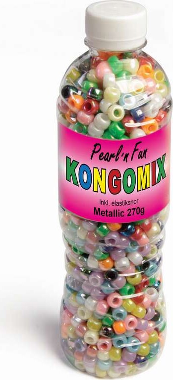 Pearl 'n Fun Perler - Kongo Mix Metallic - 270 G - Pearl N Fun