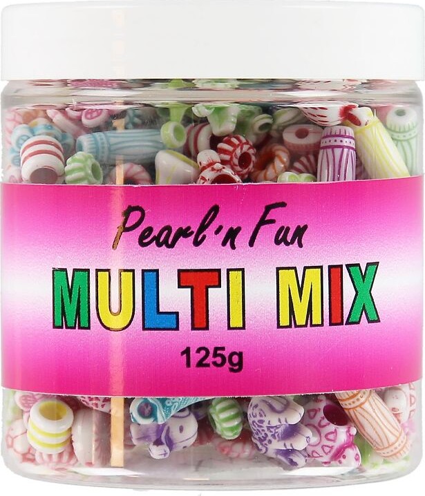 Pearl 'n Fun Perler - Multi Mix - 125 G - Pearl N Fun