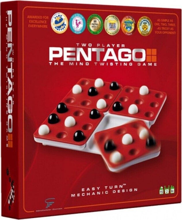 Pentago - 5 På Stribe Brætspil - Games4u