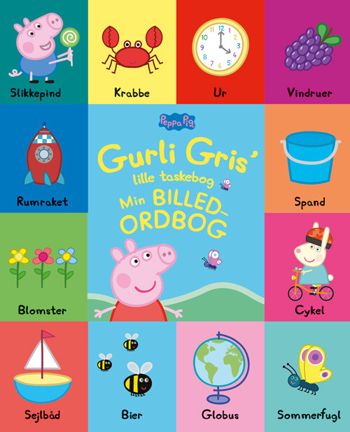 Gurli Gris Lille Taskebog - Min Billedordbog - Bog Med Håndtag - Bog - Forlaget Alvilda