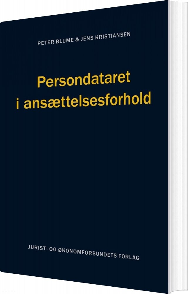 Persondataret I Ansættelsesforhold - Peter Blume - Bog - Djøf Forlag