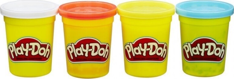 Play-doh - Modellervoks Sæt Til Børn - I Klassiske Farver - Hasbro