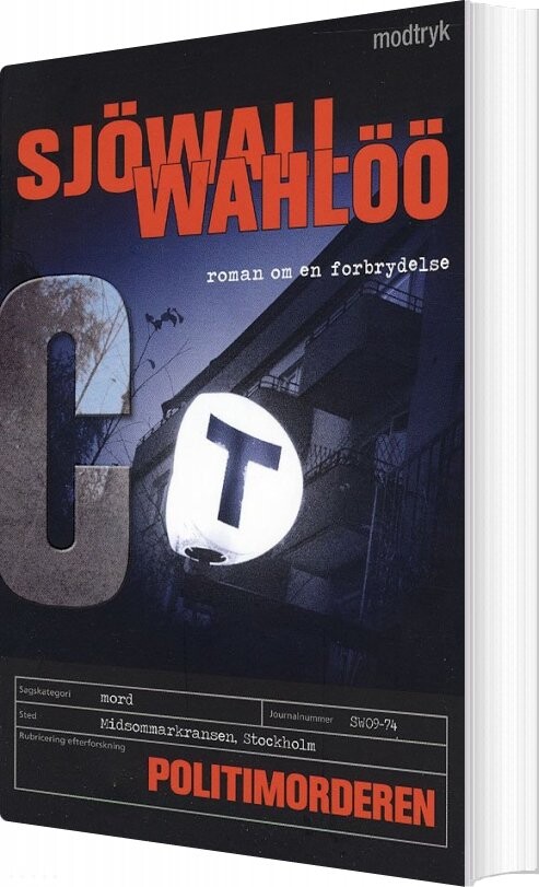 Politimorderen - Sjöwall - Bog - Modtryk