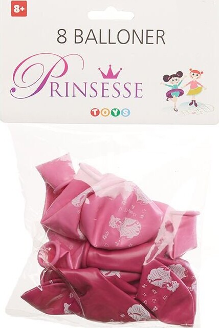 Prinsesse Balloner - 8 Stk - Toys