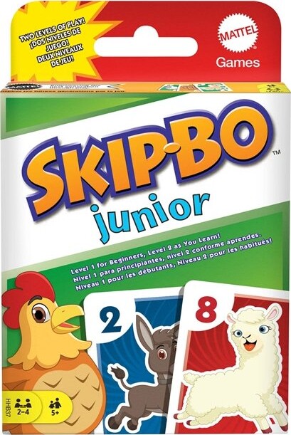 Skip-bo Junior - Dyr - Mattel Games